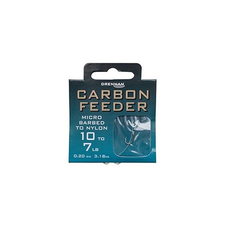 Drennan Carbon Feeder Hook To Nylon Micro Barbed