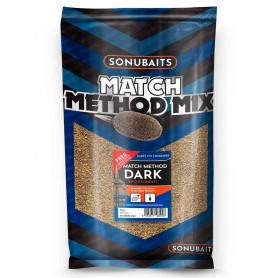 SonuBaits MATCH METHOD MIX DARK 2kg Groundbait