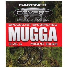 Gardner Specialist Sharpened Covert Dark Mugga Hooks