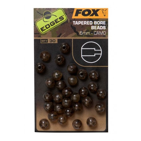 FOX EDGES CAMO TAPERED BORE BEAD 6MM
