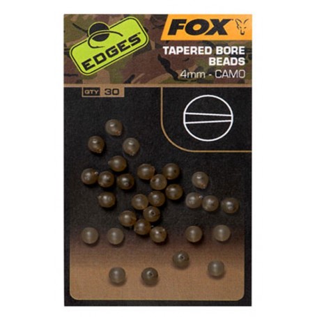 FOX EDGES CAMO TAPERED BORE BEAD 4MM
