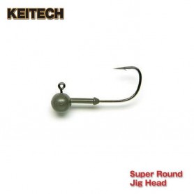 Keitech Tungsten Super Round Jig Head (4pk)