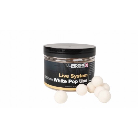 Live System White Pop Ups 13/14mm