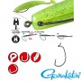 Gamakatsu Offset Worm EWG Hooks with Silicone Stopper (5pk)