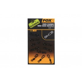 Fox Kwik Change Mini Hook Swivels Size 11