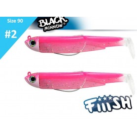 Fiiish Black Minnow 90 Double Combo Shore - 5g - Rose Fluo