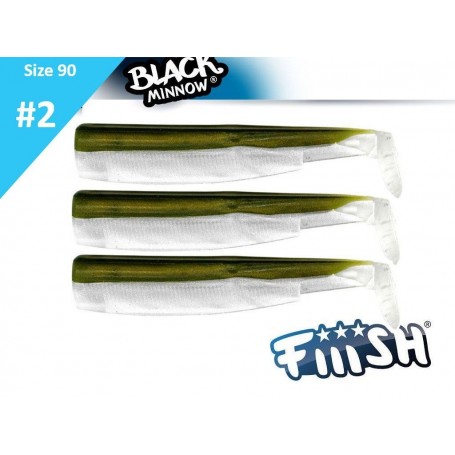 Fiiish Black Minnow 90 Spare Bodies (3pk)