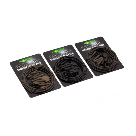 Korda Dark Matter Leadclip Action Packs