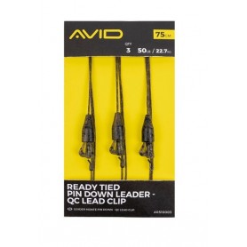 Avid Ready Tied Pin Down Leader QC Leadclip