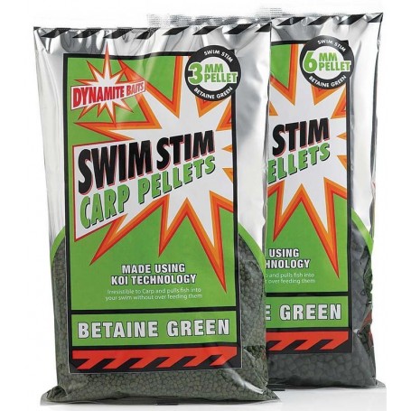 Dynamite Baits Swim Stim Carp Pellet Betaine Green 900g