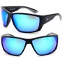 Fortis Vistas Polarised Sunglasses Grey/Blue X Bloc