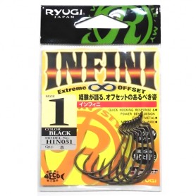 Ryugi HIN051 Infini Extreme Offset Worm Hooks