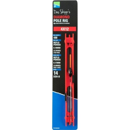 Preston Innovations Des Shipp Commercial Carp Pole Rigs Diamond