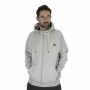 Matrix Grey Marl/Lime Full Zip Hoody (Black Edition)
