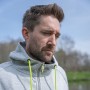 Matrix Grey Marl/Lime Full Zip Hoody (Black Edition)