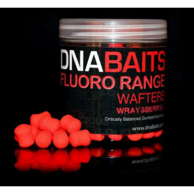 DNA Baits Wraysberries Fluoro Wafters Small (10mm x 15mm)