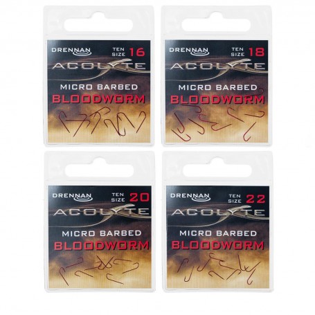 Drennan Acolyte Bloodworm Hooks