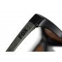 Fox Collection Wraps Sunglasses Green/Black - Brown Lens
