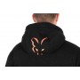 Fox Collection Sherpa Jacket Black & Orange