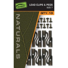Fox EDGES Naturals Lead Clips & Pegs - Size 7
