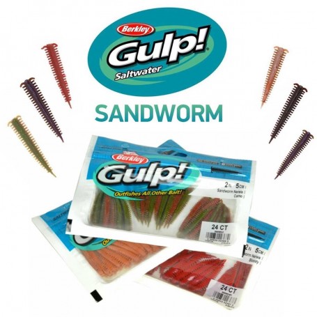 Berkley Gulp! Saltwater Sandworm 2" (24pk)