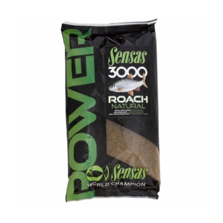 Sensas 3000 Power Roach Natural Groundbait 1kg
