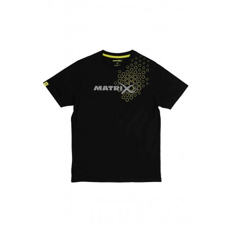 Matrix Hex Print T-Shirt (Black)