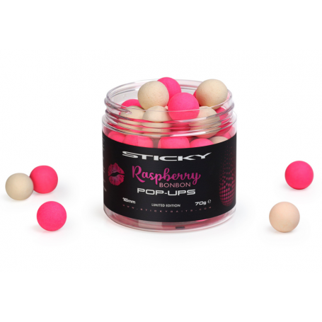 Sticky Baits Raspberry BonBon Pop-Ups 16mm