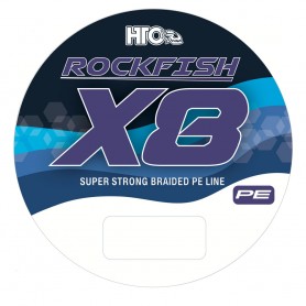 HTO Rockfish X8 Yellow Braid