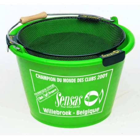 Sensas 17L Green Groundbait Bucket