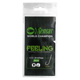 Sensas 3530 15cm Hooks To Nylon (8pk)