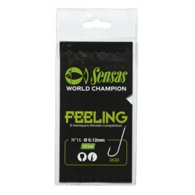 Sensas 3630 15cm Hooks To Nylon (8pk)