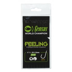 Sensas 3410 15cm Hooks To Nylon (8pk)