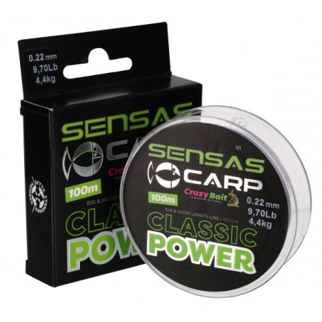 Sensas Carp Crazy Bait Classic Power Mono 100m