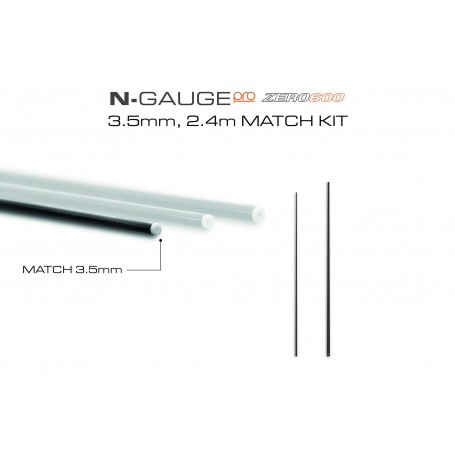 Guru N-Gauge Pro Zero 600 Match Kit 3.5mm Top 2 2.4m