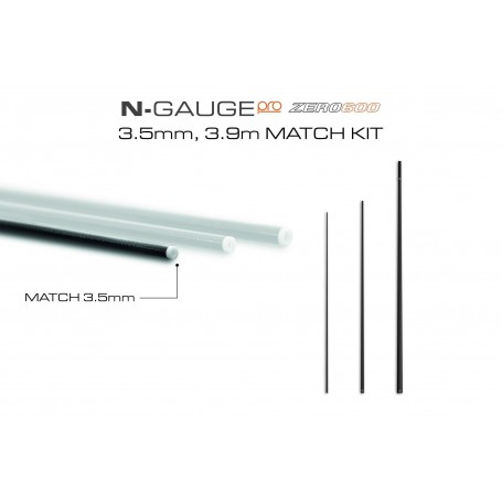 Guru N-Gauge Pro Zero 600 Match Kit 3.5mm Top 3 3.9m