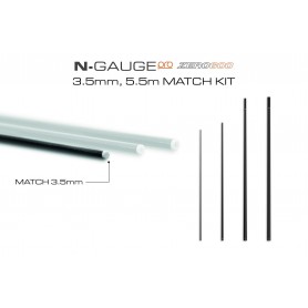 Guru N-Gauge Pro Zero 600 Match Kit 3.5mm Top 4 5.5m