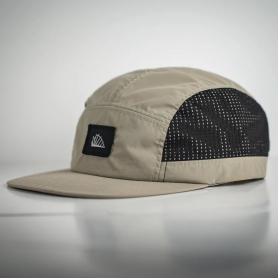 Anglers Only Venturer 5-Panel Hat - Stone & Black