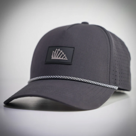 Anglers Only Fin Up Tech Trucker - Slate Grey