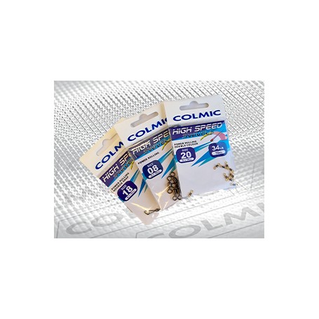 Colmic High Speed Diamond Power Rolling Swivels (10pk)