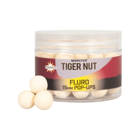 Dynamite Baits Monster Tigernut White Fluro Pop-Ups 15mm