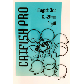 Catfish Pro XL Maggot Clips 20mm