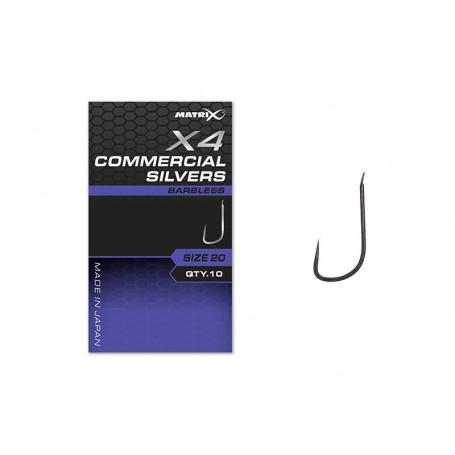 Matrix X4 Commercial Silvers Hooks