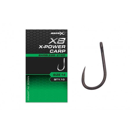 Matrix X8 X-Power Carp Hooks