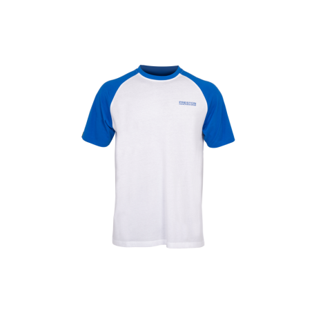 Preston Innovations Lightweight White Raglan T-Shirt