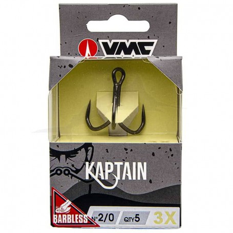 VMC Kaptain 7557 3X Barbless (5pk)