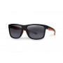 Fox Collection Black & Orange Sunglasses Grey Lens