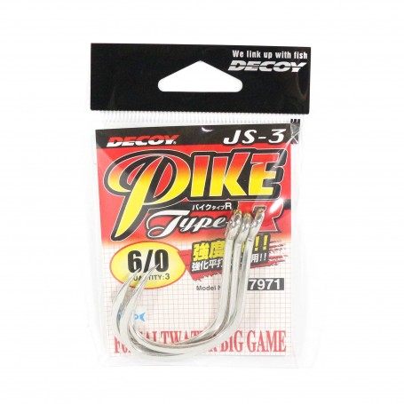 Decoy JS-3 Pike Type-R 6/0 (3pk)