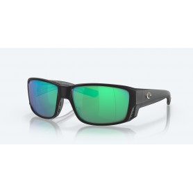 Costa Tuna Alley Pro MT Black - Green Mirror 580G Polarised Sunglasses
