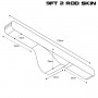 Nash Scope OPS Soft Protect 2 Rod Skin